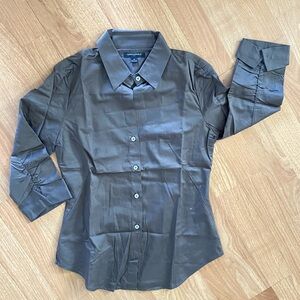 Banana Republic Dark Gray Button Down Shirt